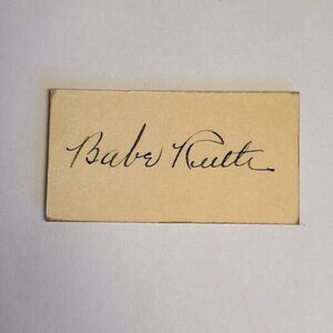 Babe Ruth 1916 M101-5 #151 custom Baseball card fac autograph